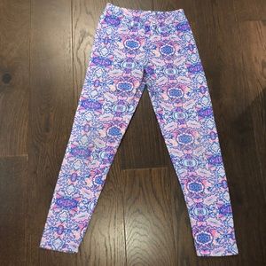floral shaped leggings
